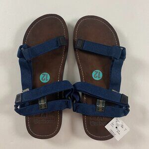 Barbour Hillman Sandals Men's Size 12 Blue Straps Flip Flops New NWT